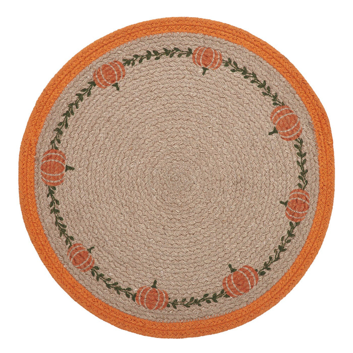 Harvest Blessings Natural Stencil Trivet 14" - Primitive Star Quilt Shop