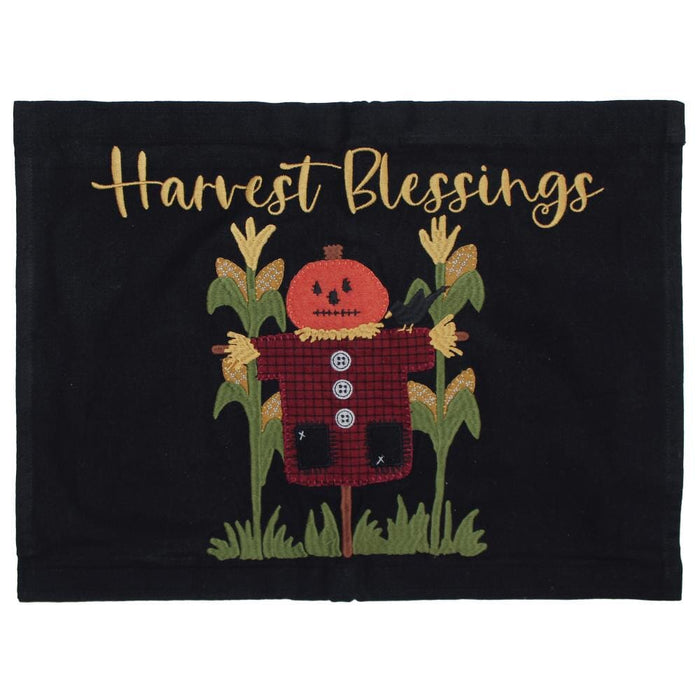 "Harvest Blessings" Scarecrow Wall Hanging Wall Hanging Only- Primitive Star Quilt Shop
