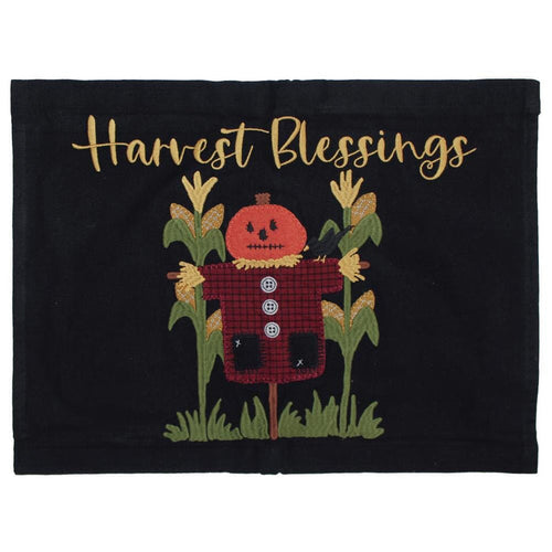 "Harvest Blessings" Scarecrow Wall Hanging Wall Hanging Only- Primitive Star Quilt Shop