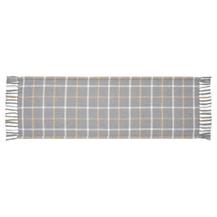 Harvest Blessings Woven Plaid Runner 12x36" - Primitive Star Quilt Shop