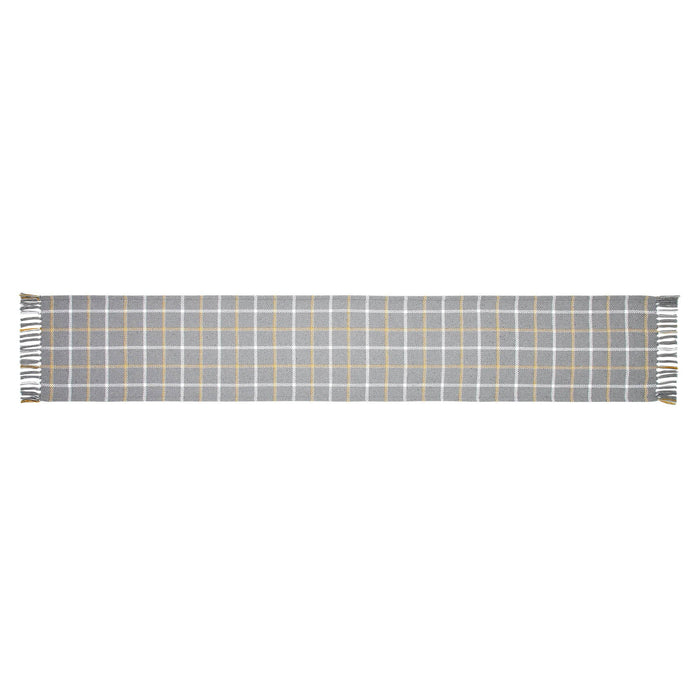 Harvest Blessings Woven Plaid Runner 12x72" - Primitive Star Quilt Shop