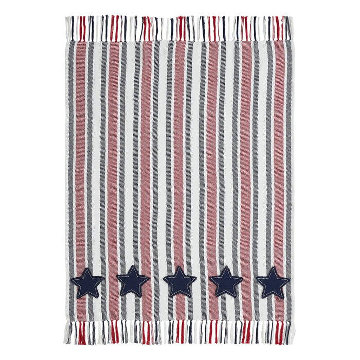 Hatteras Stars Woven Throw - Primitive Star Quilt Shop