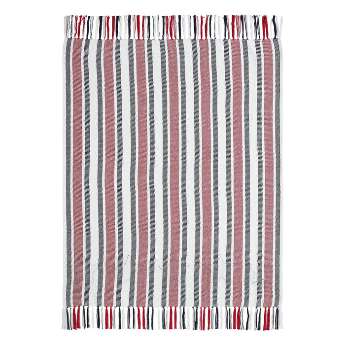Hatteras Stars Woven Throw - Primitive Star Quilt Shop