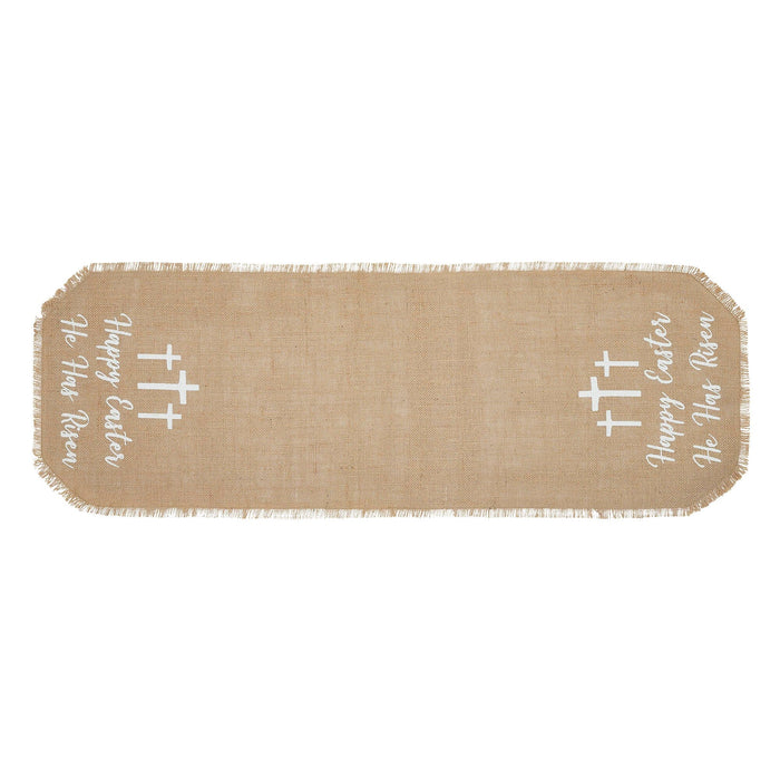 "He Has Risen" Easter Runner 36" - Primitive Star Quilt Shop
