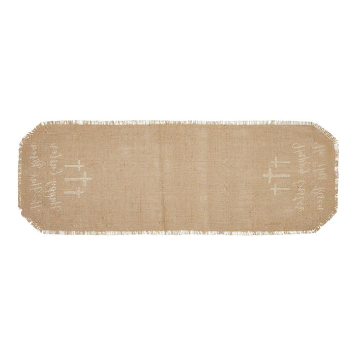 "He Has Risen" Easter Runner 36" - Primitive Star Quilt Shop