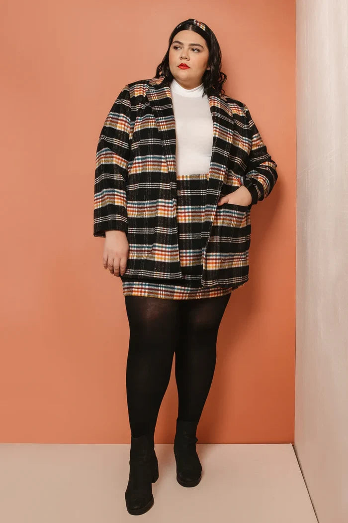 Heather Blazer Sewing Pattern – unstructured relaxed fit layering jacket for all seasons (XS–7X)