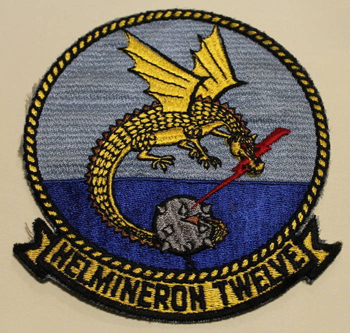 Helicopter Mine Countermeasures Squadron Twelve HM-12 Sea Dragons Vietnam Era Navy Patch