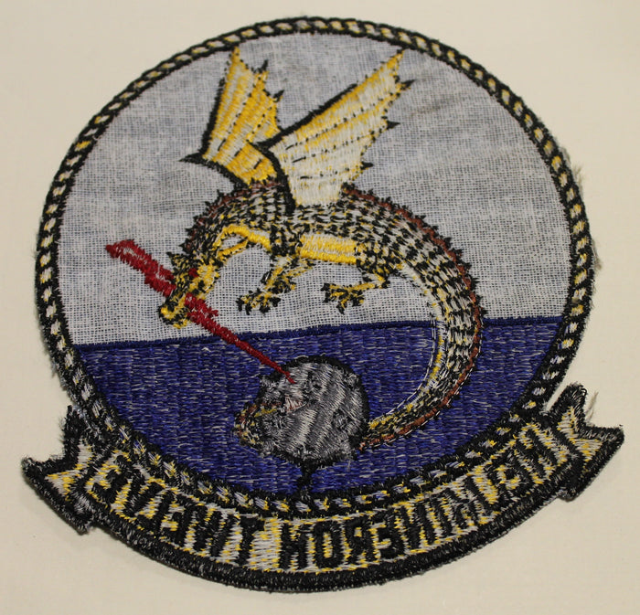 Helicopter Mine Countermeasures Squadron Twelve HM-12 Sea Dragons Vietnam Era Navy Patch