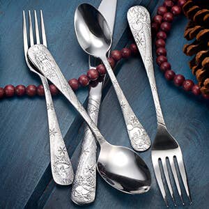 Holidays Silverware 20 Piece Set Made in USA