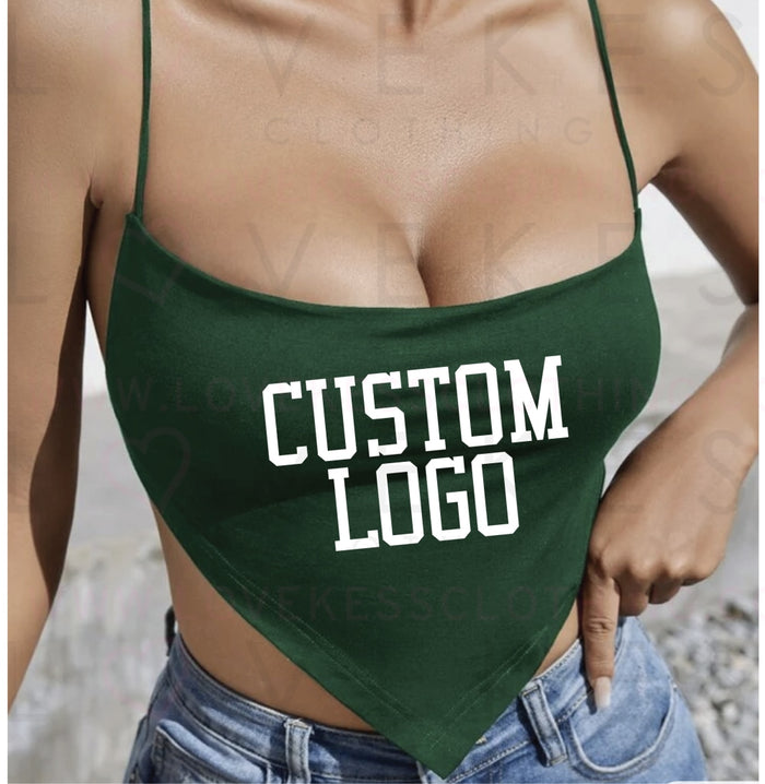 Hottest Tailgate Open Back Super Crop Tee