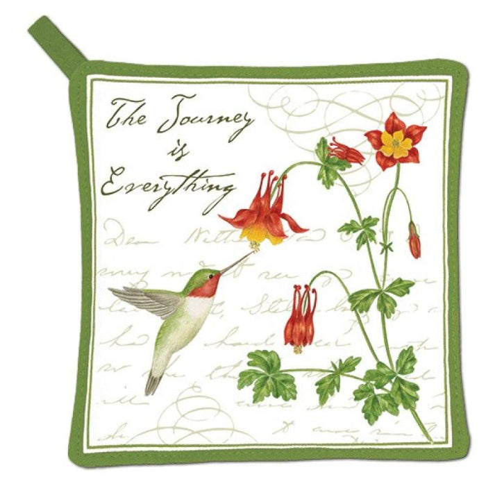 Hummingbird Potholder