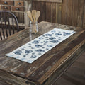 Hydrangea Ruffled Runner 12x36" - Primitive Star Quilt Shop