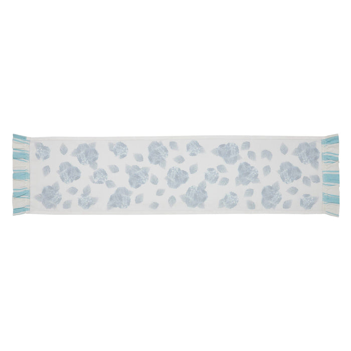 Hydrangea Ruffled Runner 12x48" - Primitive Star Quilt Shop