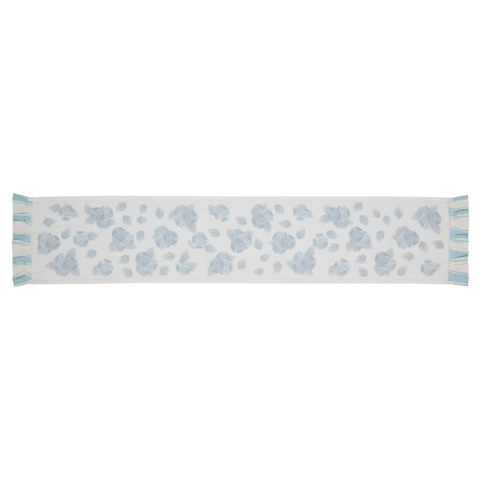 Hydrangea Ruffled Runner 12x60" - Primitive Star Quilt Shop