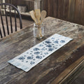 Hydrangea Ruffled Runner 8x24" - Primitive Star Quilt Shop