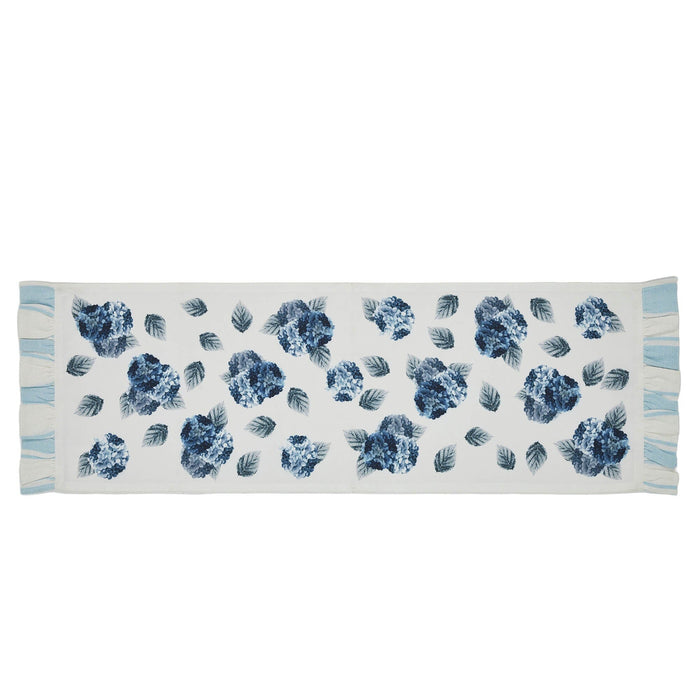 Hydrangea Ruffled Runner 8x24" - Primitive Star Quilt Shop