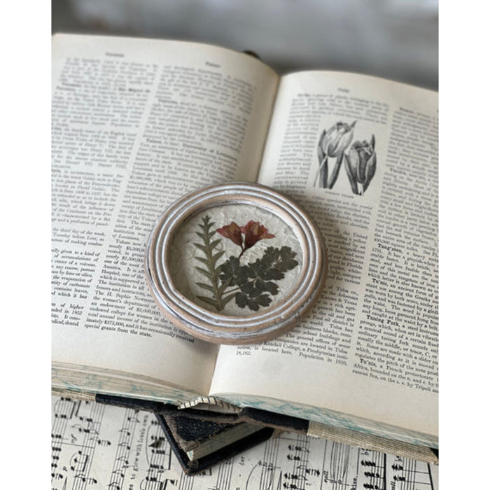 Jardin Round Framed Botanicals - Small - Primitive Star Quilt Shop