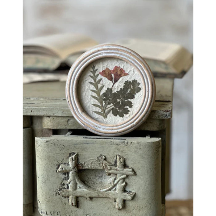 Jardin Round Framed Botanicals - Small - Primitive Star Quilt Shop