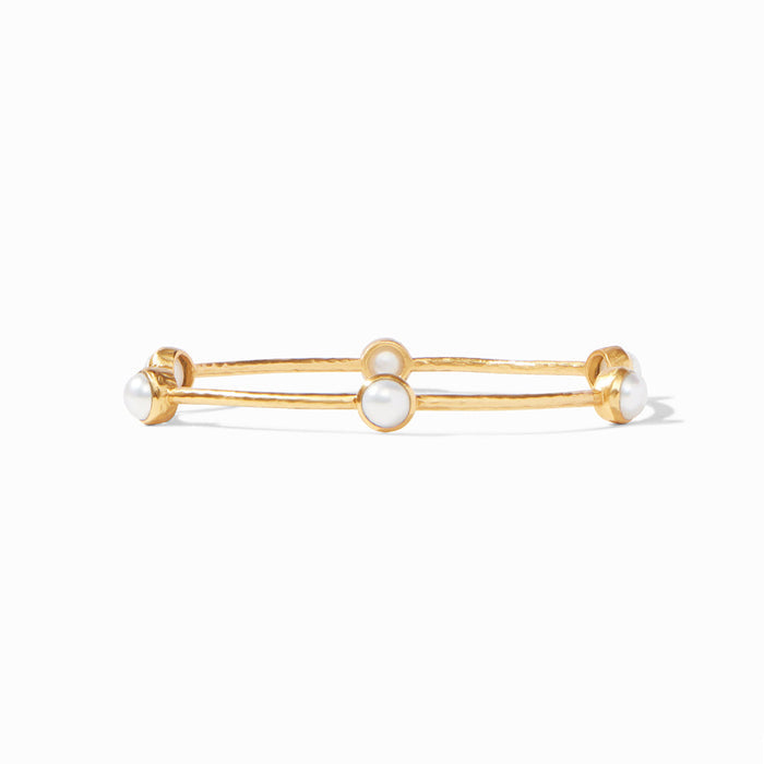 Julie Vos Gold Milano Luxe Bangle -Pearl