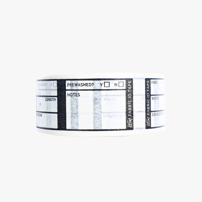 KATM Fabric ID Tape Roll 30m sewing labels for fabric organisation and DIY sewing projects