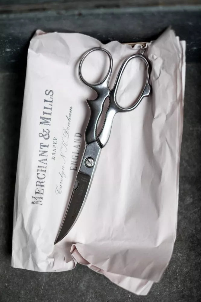 Merchant & Mills Kitchen 8.5" Scissors with stainless steel micro serrated blades for versatile household use