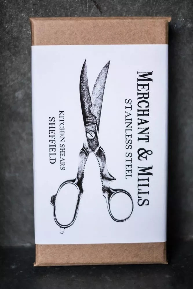 Merchant & Mills Kitchen 8.5" Scissors with stainless steel micro serrated blades for versatile household use