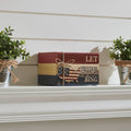 "Let Freedom Ring" Americana Faux Book Stack - 4x6" - Primitive Star Quilt Shop