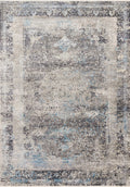 Loloi Franca Rug | Charcoal / Sky Loloi
