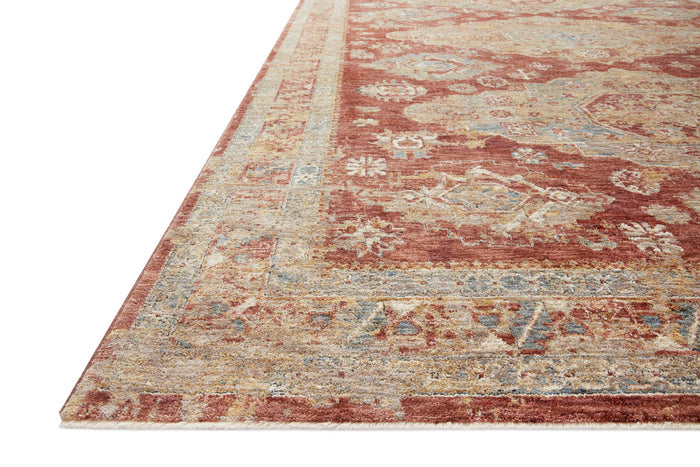 Loloi Gaia Rug | Gold / Brick Loloi
