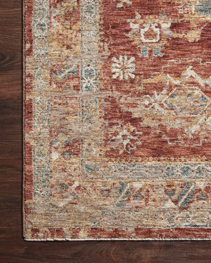 Loloi Gaia Rug | Gold / Brick Loloi