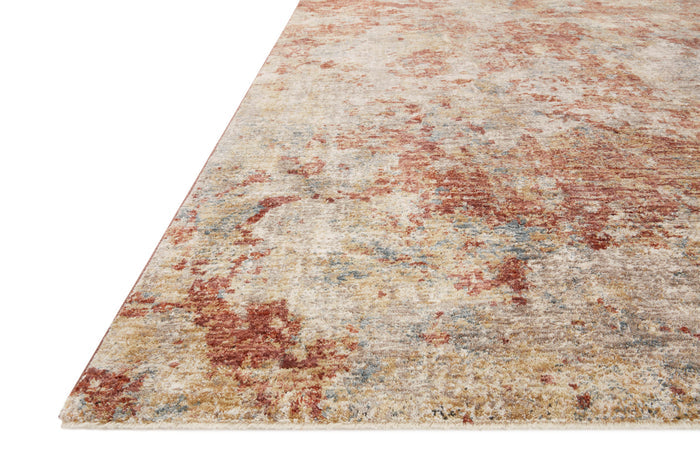 Loloi Gaia Rug | Taupe / Brick Loloi