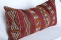 Long Moroccan rug pillow 15.3 INCHES X 32.2 INCHES - kilim pillow