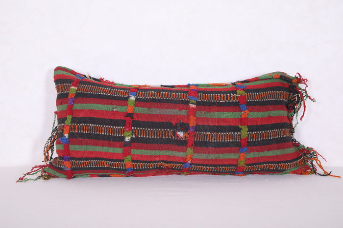 Long tribal pillow 13.7 INCHES X 27.5 INCHES - kilim pillow