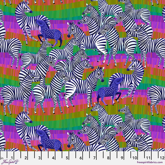Love in the Wild – Love in the Grasslands - Multi – by Katy Tanis with FreeSpirit Fabrics