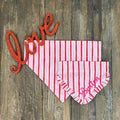 Love-ly Stripe Dog Bandana