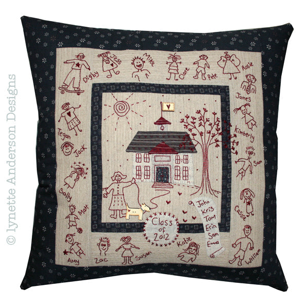 Lynette Anderson Designs My School Pillow