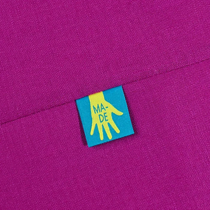Made woven KATM sewing labels for handmade clothes and DIY sewing projects