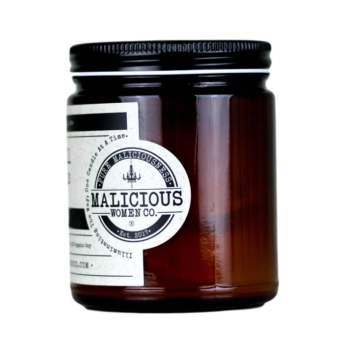 Malicious Candle Co.- Sorry I Was Busy the Day You Moved Scent: Vanilla Crumb Cake - Pine & Moss