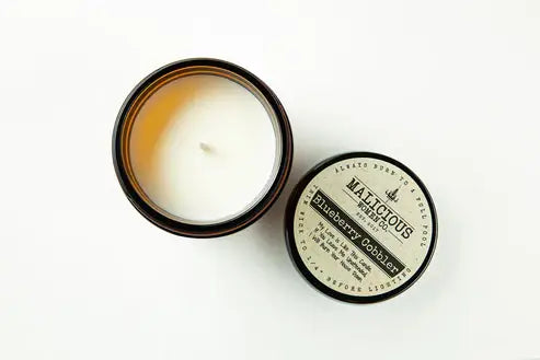 Malicious Candle Co.- Sorry I Was Busy the Day You Moved Scent: Vanilla Crumb Cake - Pine & Moss