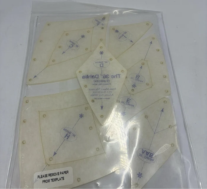 Marti Michell Not So Giant Dahlia Template Set