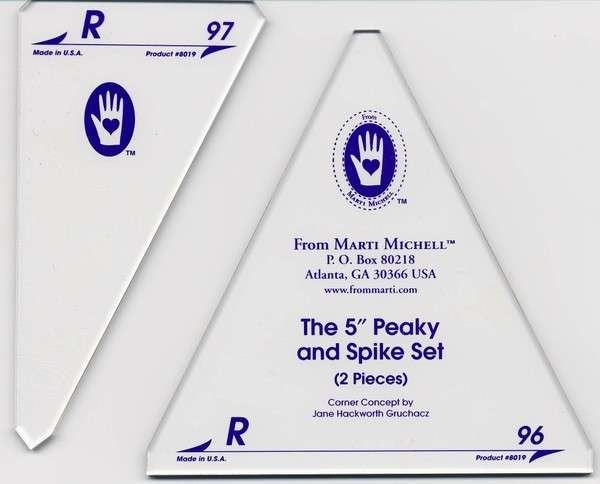 Marti Michell Set R - 5" (12.7 cm) Peaky and Spike Set