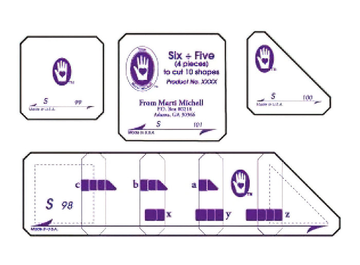 Marti Michell Set S 6" Five-Patch Block Set