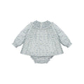 Martin Blue Handsmocked Girl 2-piece set