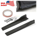 Matte black Universal Side Skirt PC-PS51