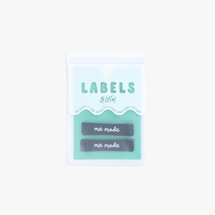 Me Made End Fold woven KATM sewing labels for handmade clothes and DIY sewing projects