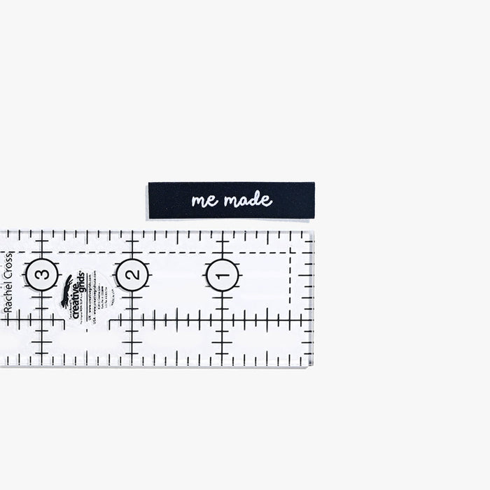 Me Made End Fold woven KATM sewing labels for handmade clothes and DIY sewing projects