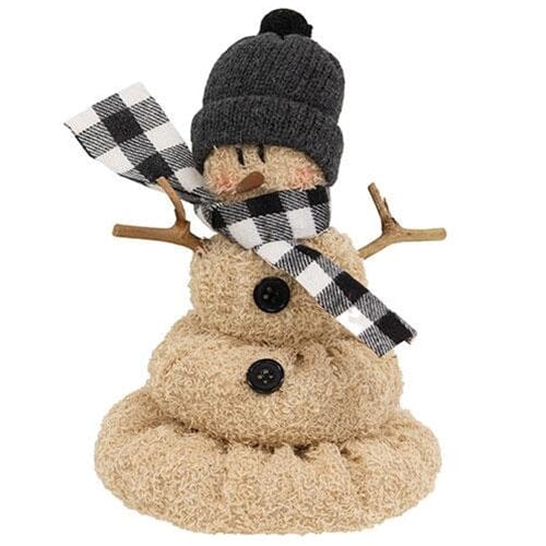 Melting Snowman - Boy with Beanie - Primitive Star Quilt Shop