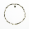 Men's Noble Cape Bracelet - Silver Steel Bead Bracelet