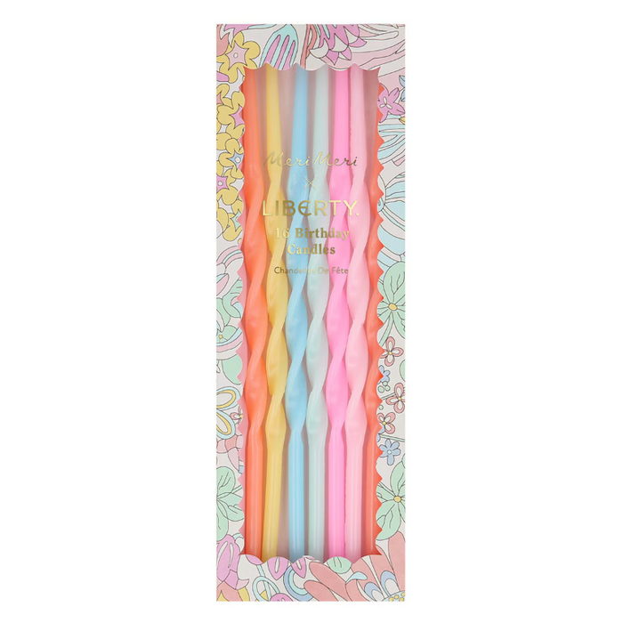 Meri Meri x Liberty Rainbow Garden Party Candles