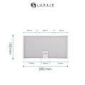 Metal Grease Filter 285mm x 155mm - Luxair Cooker Hoods Limited